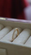 Worthy – Stone Set Gold Ring for Women | Faith Ring Gift