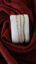 Faithful – Gold Link Bracelet for Women | Layered Chain Bracelet